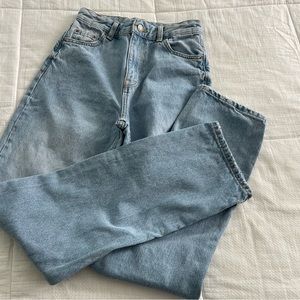 Bershka high waist straight jeans